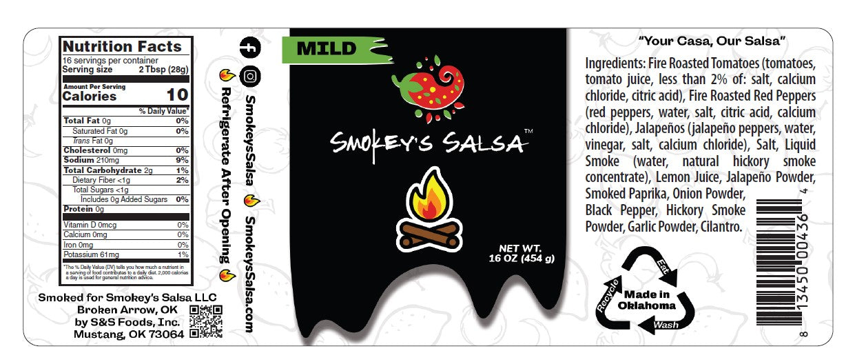 Smokey's Salsa - Mild